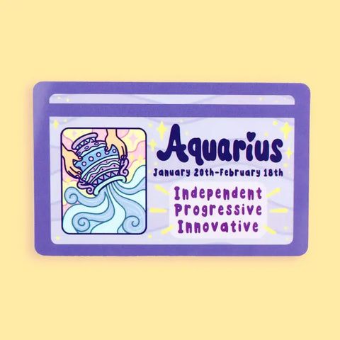 Zodiac Novelty ID Card