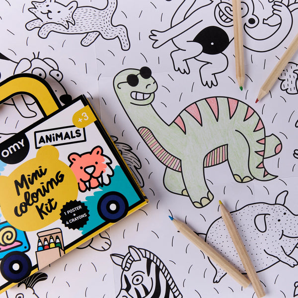 Omy Mini Coloring Kit | Animals