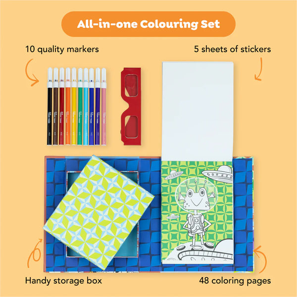 3D Coloring Set - Sci-fi Fun
