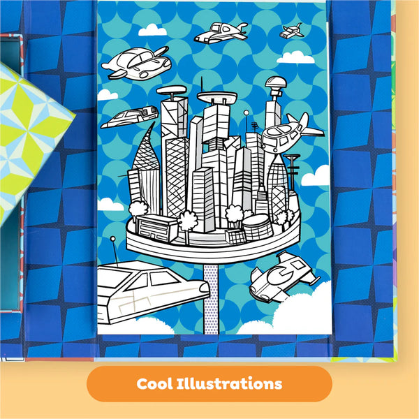 3D Coloring Set - Sci-fi Fun