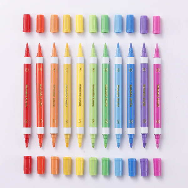 Magic Stix - Double Ended Washable Acrylic Markers 36 Pack