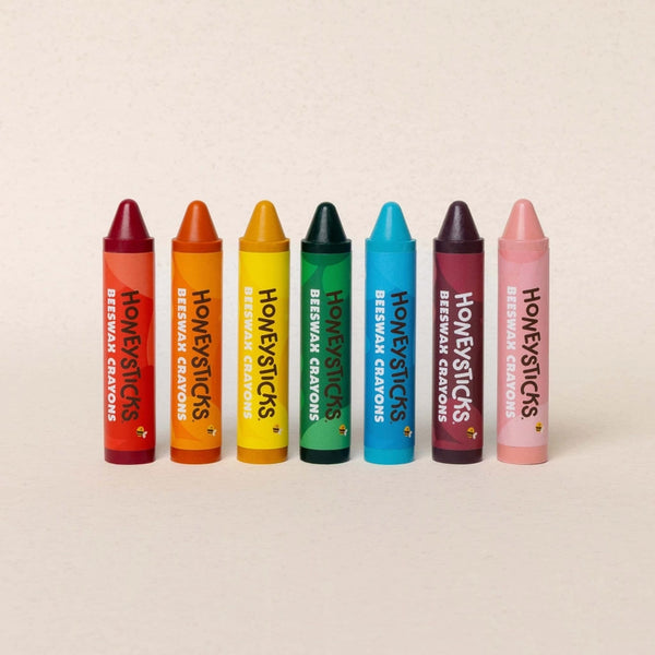 Beeswax Crayons - Super Jumbo 7pk
