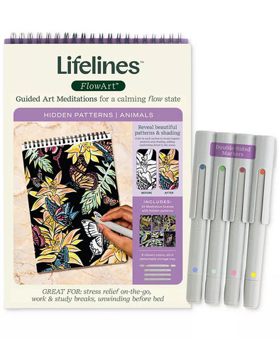 Lifelines Flowart- Hidden Patterns Animals