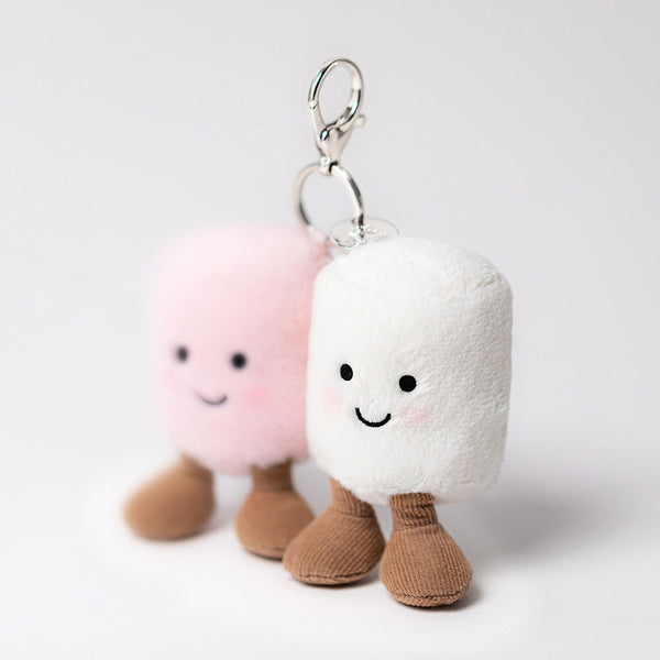 Amuseable Pair of Marshmallows Bag Charm