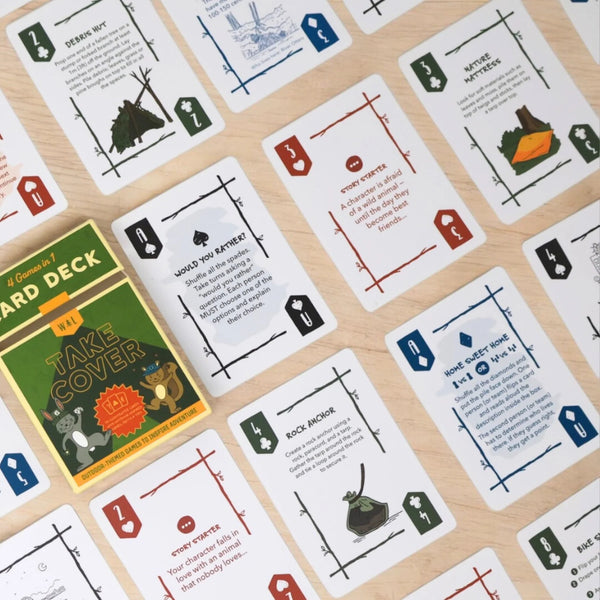 Take Cover - 4 in 1 Card Game
