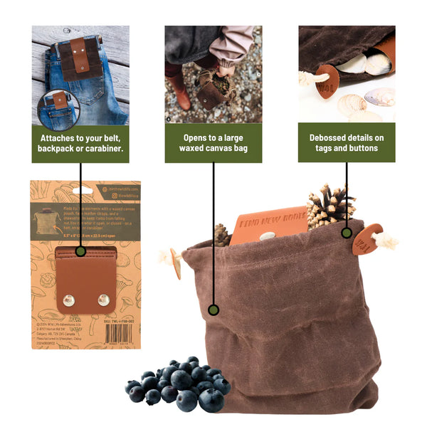 Find New Roots Foraging Bag