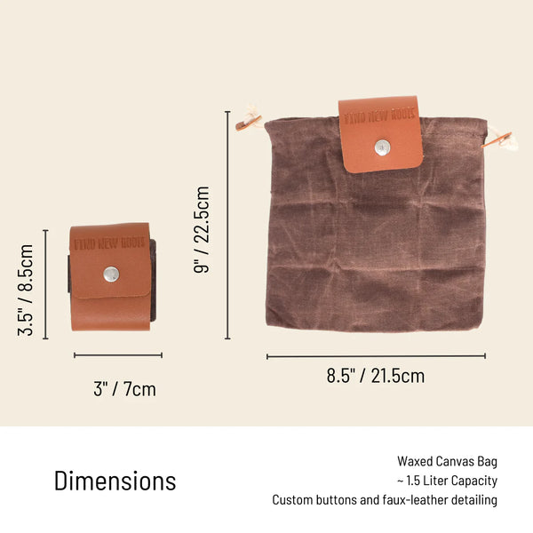 Find New Roots Foraging Bag