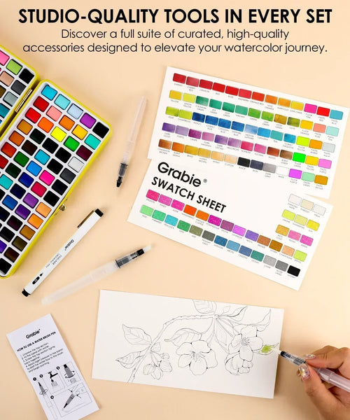 All-In-One Premium Watercolor Set of 100