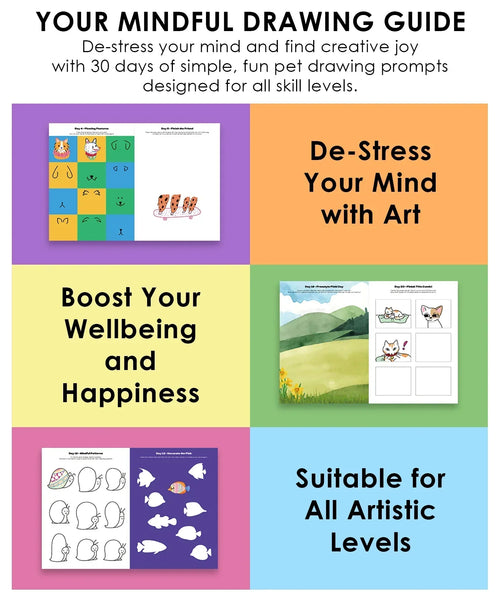 What To Draw: 30-Day Pet Drawing Kit