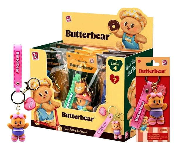 Butterbear Keychain and Strap
