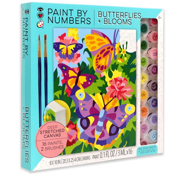 Paint By Number | Butterfly + Blooms