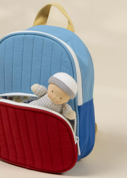Washable Nylon Small Backpack | Horizon