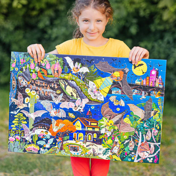 Love of Bats Glow-in-the-Dark Puzzle | 100 Pieces