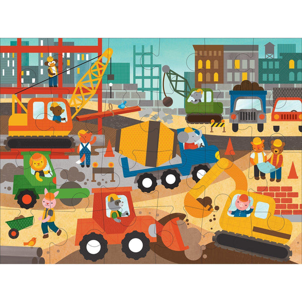 Construction Site 24pc Floor Puzzle