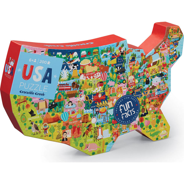 Map of the USA | 200pc Shaped Puzzle