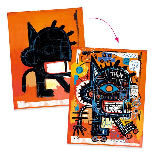Inspired by Jean-Michel Basquiat