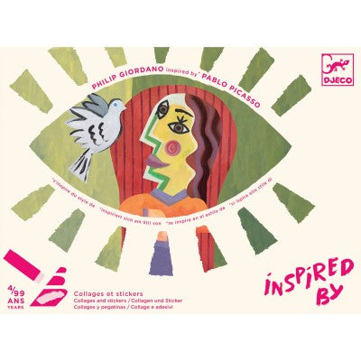 Inspired By Pablo Picasso Collage Stickers