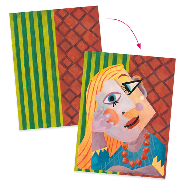 Inspired By Pablo Picasso Collage Stickers