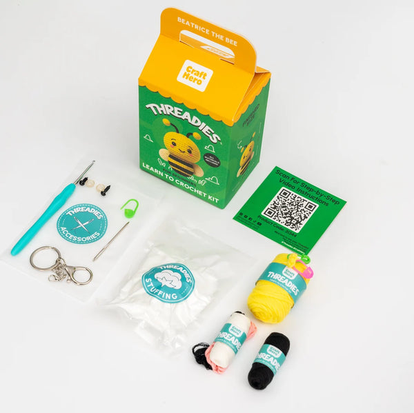 Crochet Kit for Beginners | Beatrice the Bee
