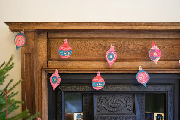 Baubles Sewn Garland