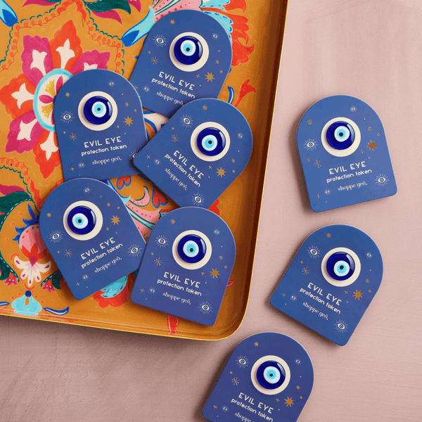 Evil Eye Glass Protection Token