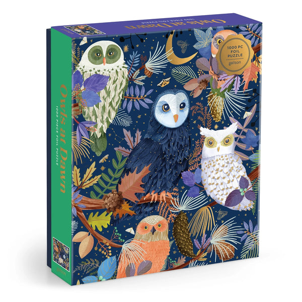 Owls At Dawn | 1000 Piece Foil Puzzle