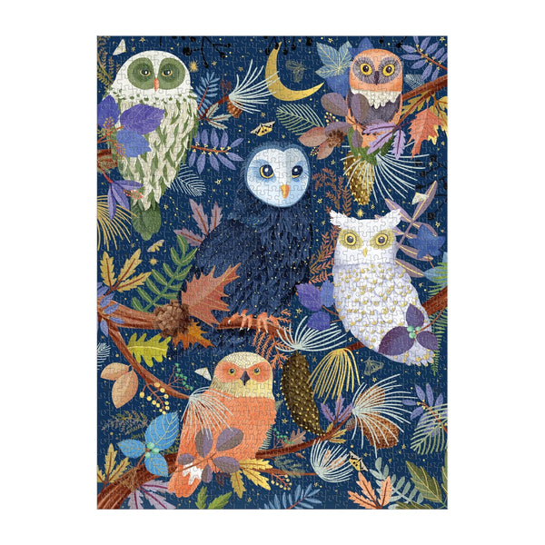 Owls At Dawn | 1000 Piece Foil Puzzle