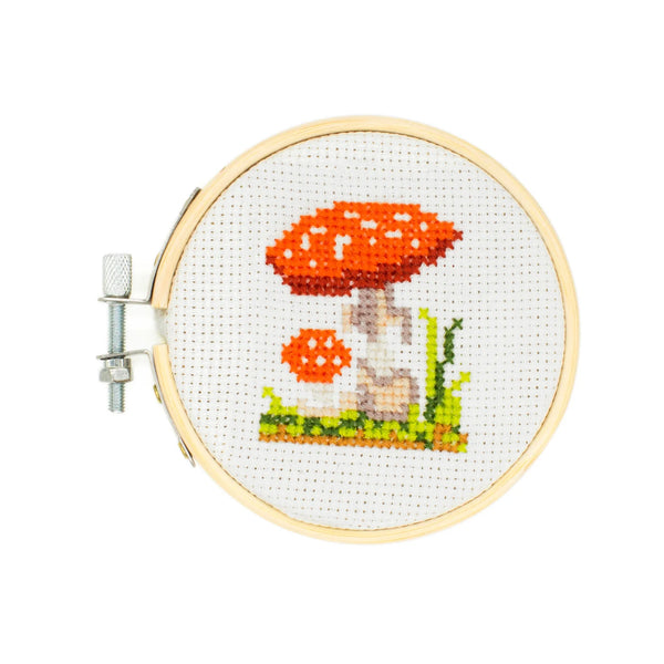 Mini Cross Stitch | Mushrooms