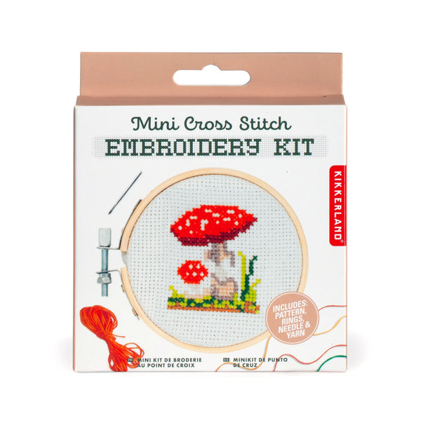 Mini Cross Stitch | Mushrooms