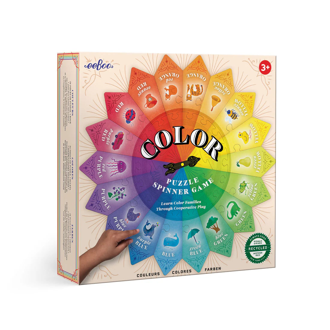 Color Puzzle Spinner Game – CLUBHOUSE kid & craft