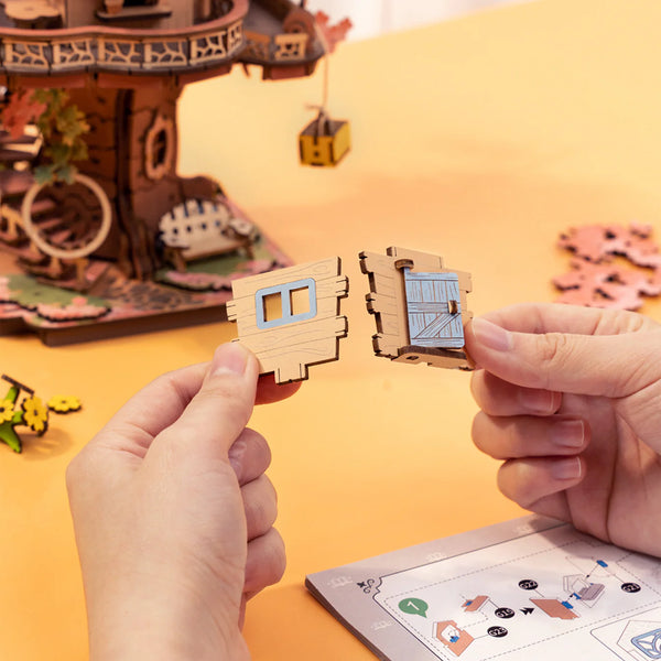 DIY Wooden Puzzle | Sakura Tree House