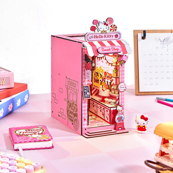 DIY Book Nook Hello Kitty Sweet Shop