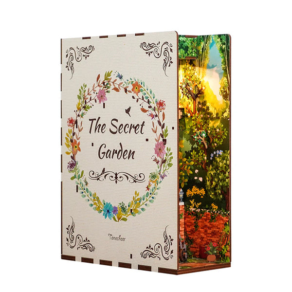 DIY Bookend Puzzle | Secret Garden