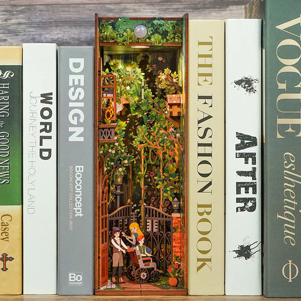 DIY Bookend Puzzle | Secret Garden