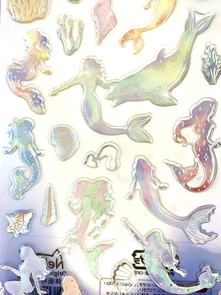Nekoni Mermaid Gel Stickers