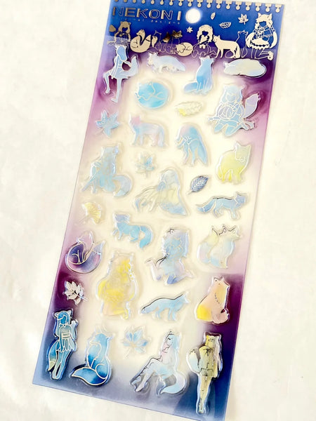 Nekoni Fairy Crystal Gel Stickers