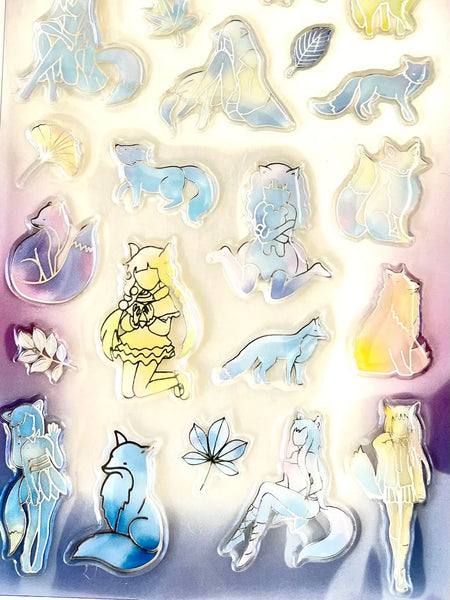 Nekoni Fairy Crystal Gel Stickers