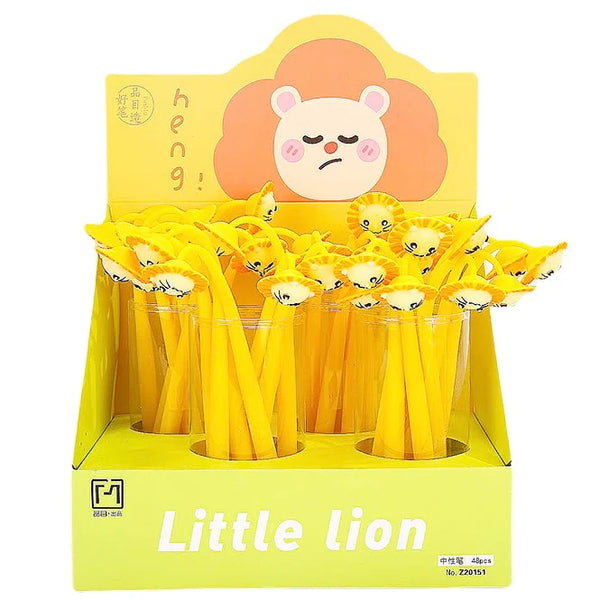 Little Lion Flower Gel Pen