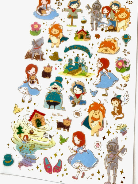 Wizard of Oz Sticker Sheet