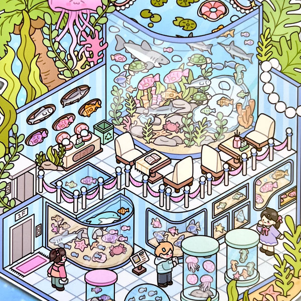 3D Diorama Fantasy Stickers