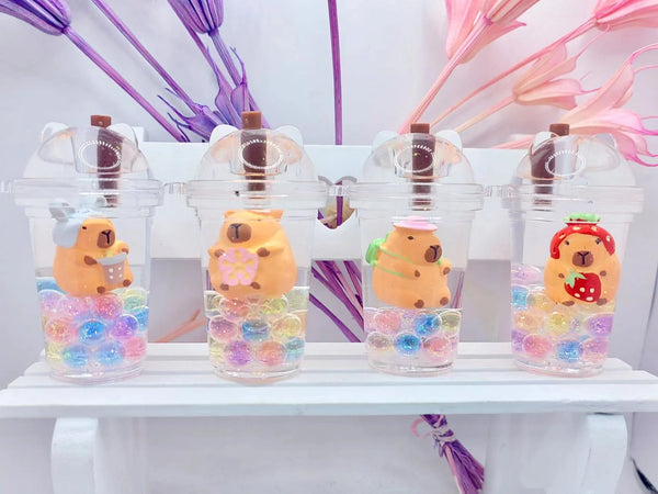 Capybara Floaty Boba Key Charm