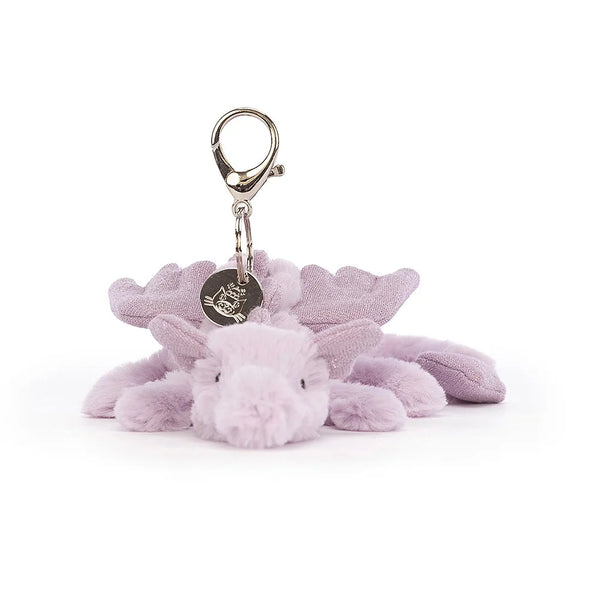 Lavender Dragon Bag Charm