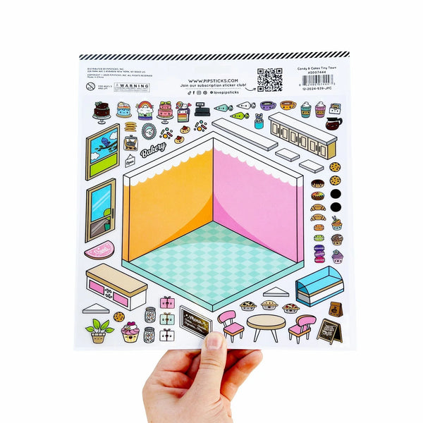 Candy & Cakes Tinytown Stickers
