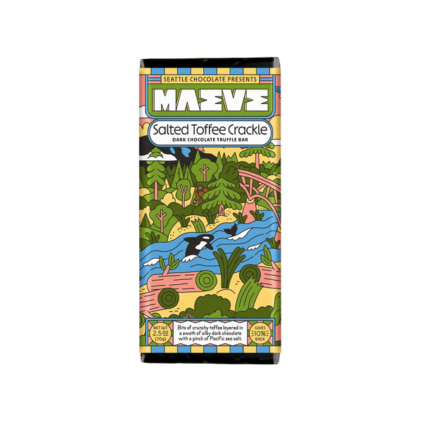 Salted Toffee Crackle | Maeve Chocolate
