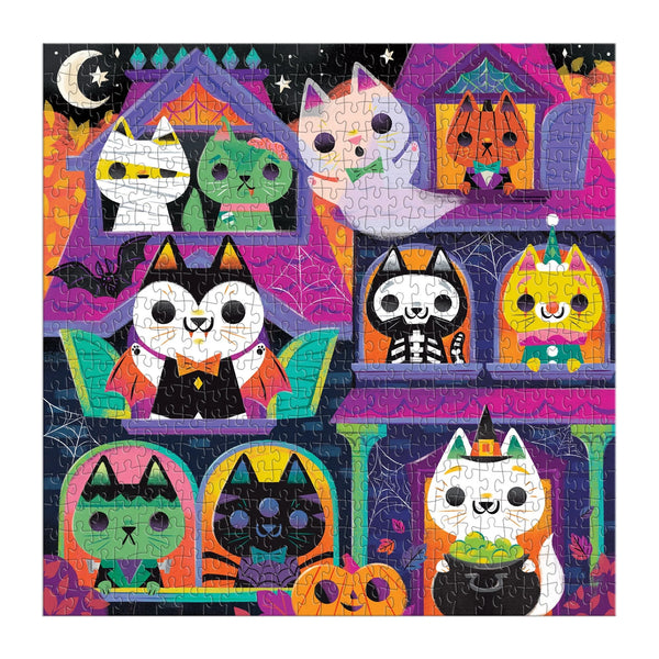 Haunted House Cats Glow in the Dark | 300 Piece Puzzle