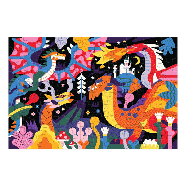 Dragons 100pc Glow in the Dark Puzzle