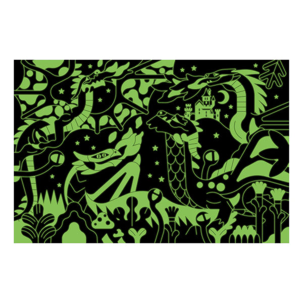 Dragons 100pc Glow in the Dark Puzzle