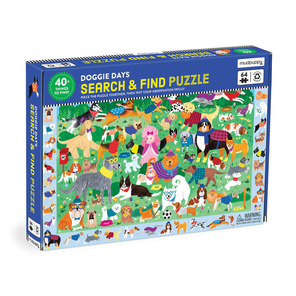 Doggie Days 64pc Search And Find Puzzle