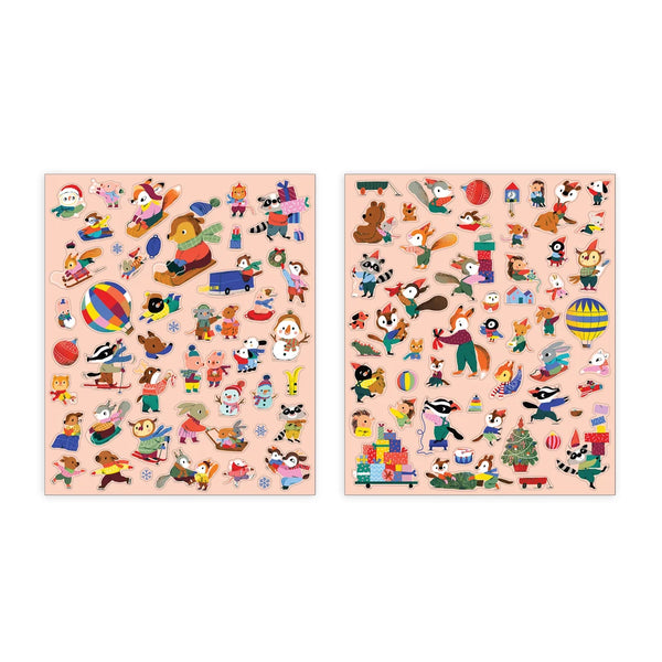 Christmas Village Sticker Play