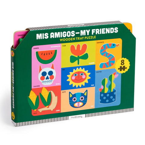 Mis Amigos- My Friends Wooden Tray Puzzle